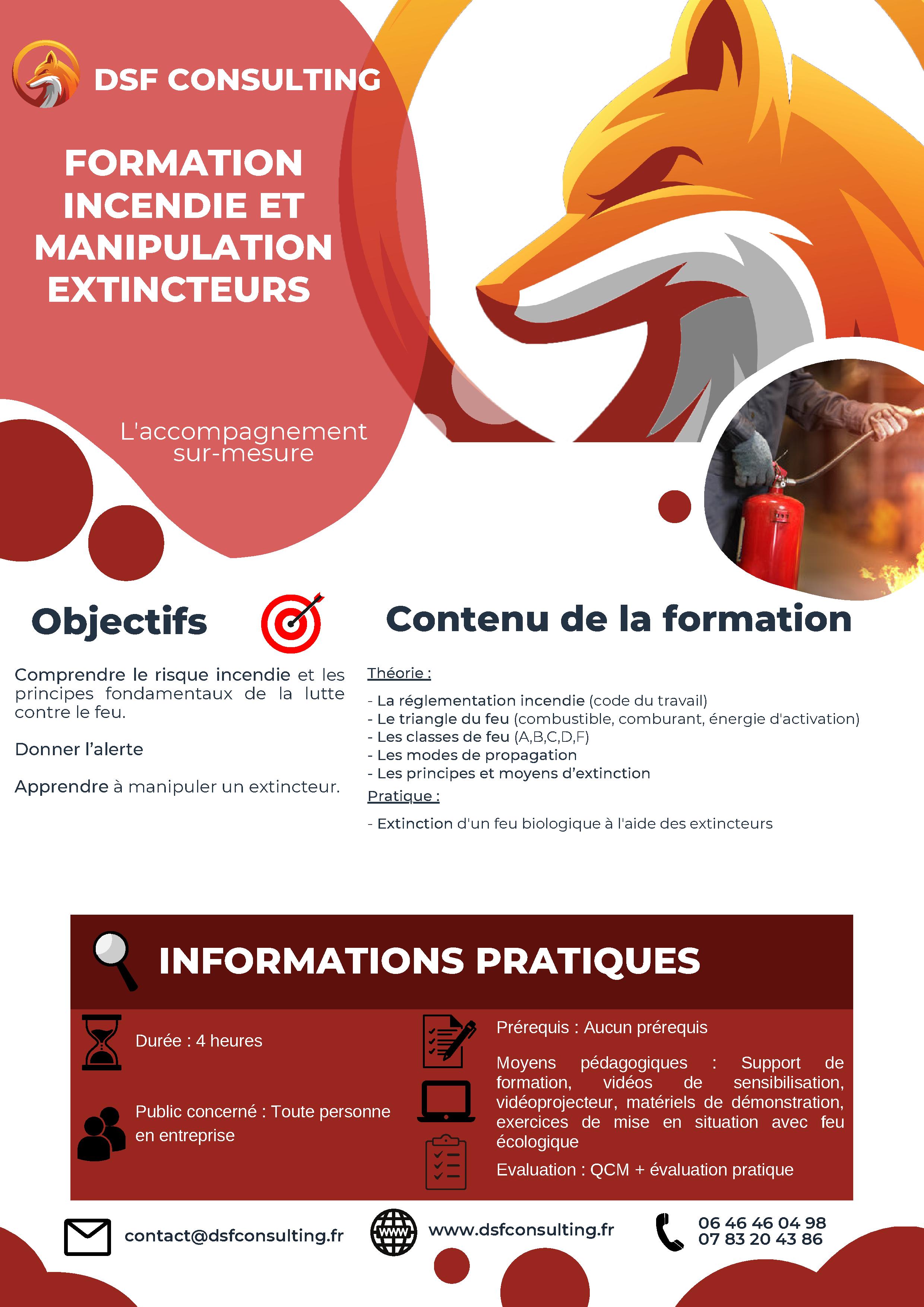 Formation incendie