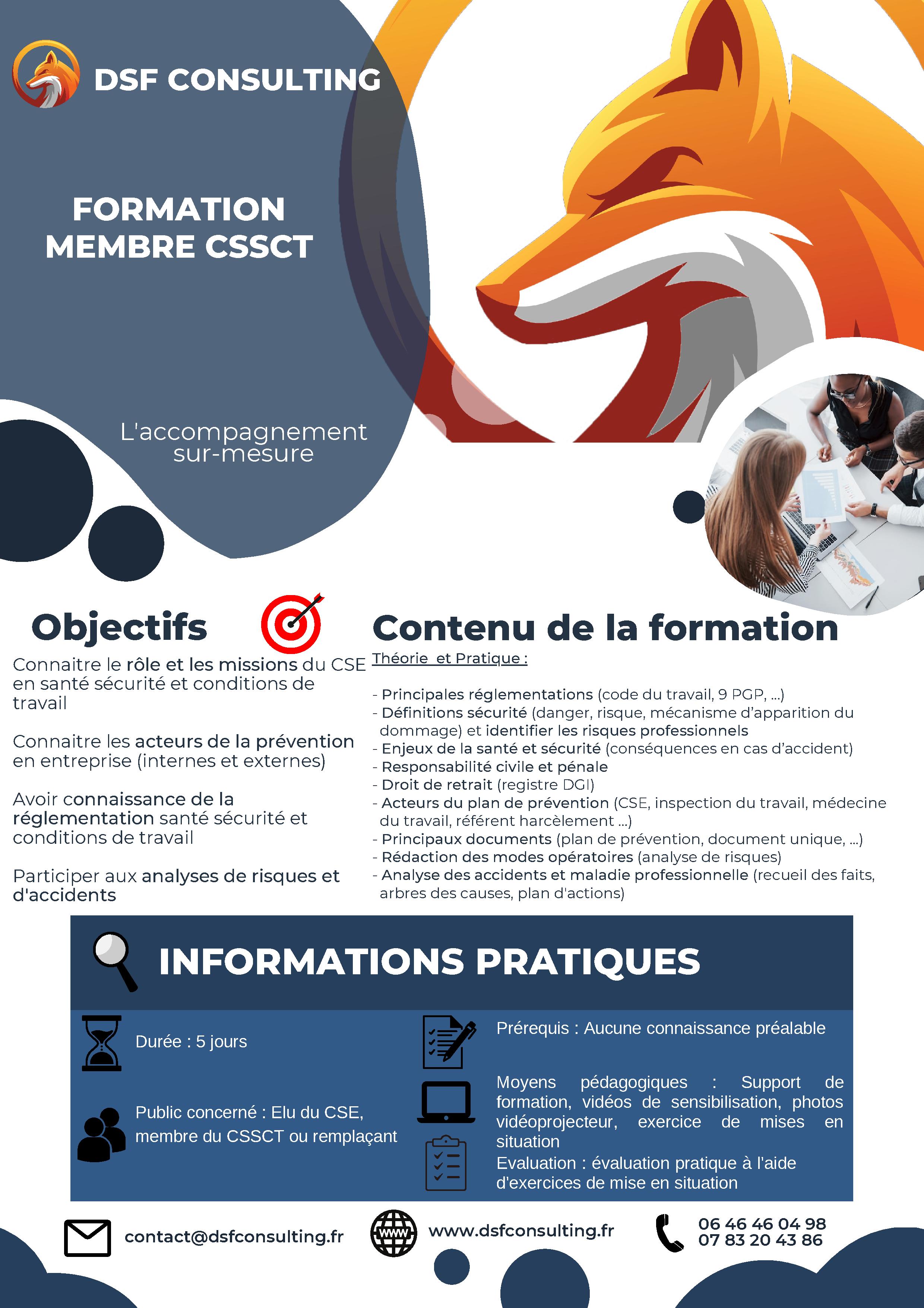Formation cssct