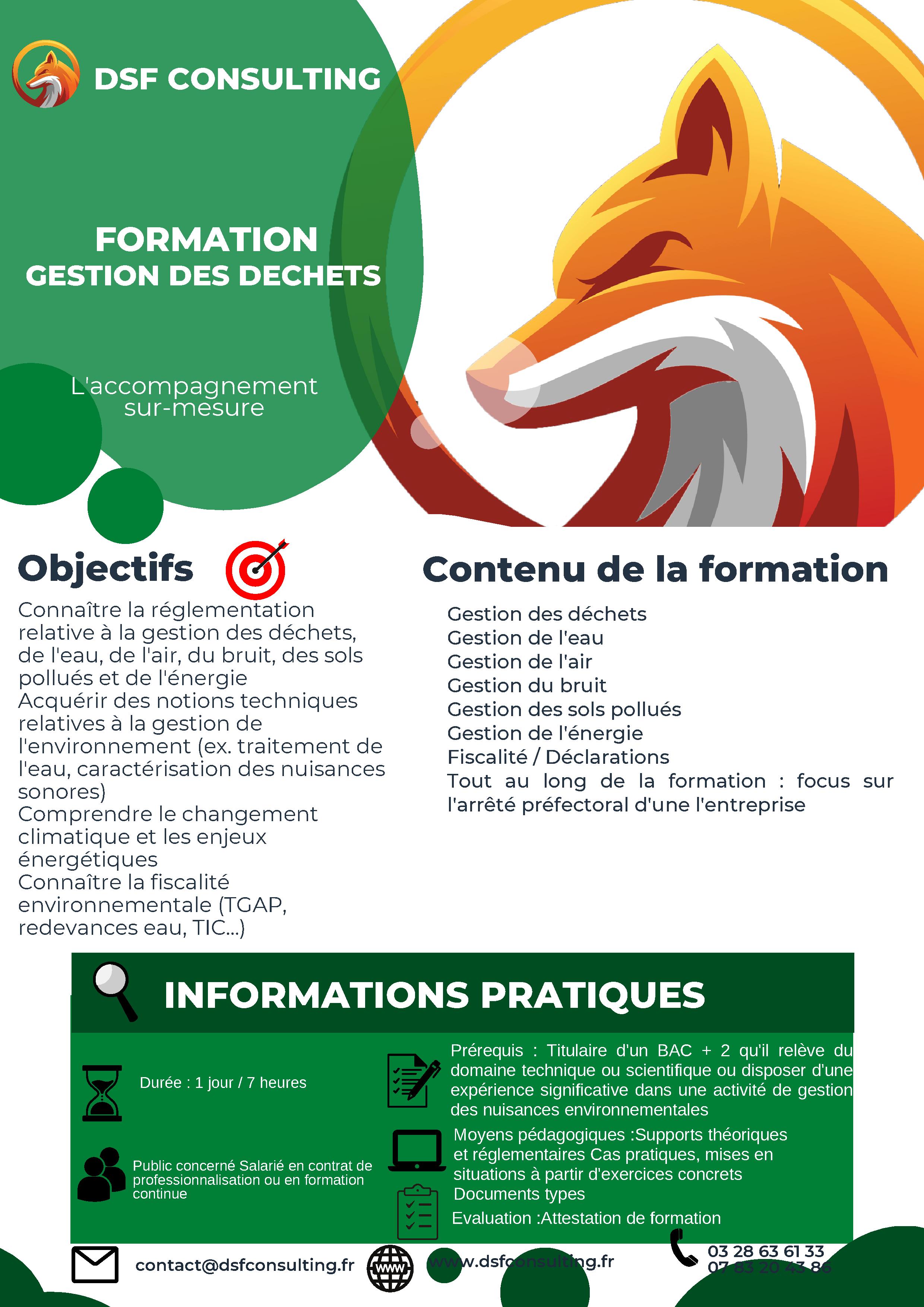 Formation sur la gestion des déchets en entreprise
