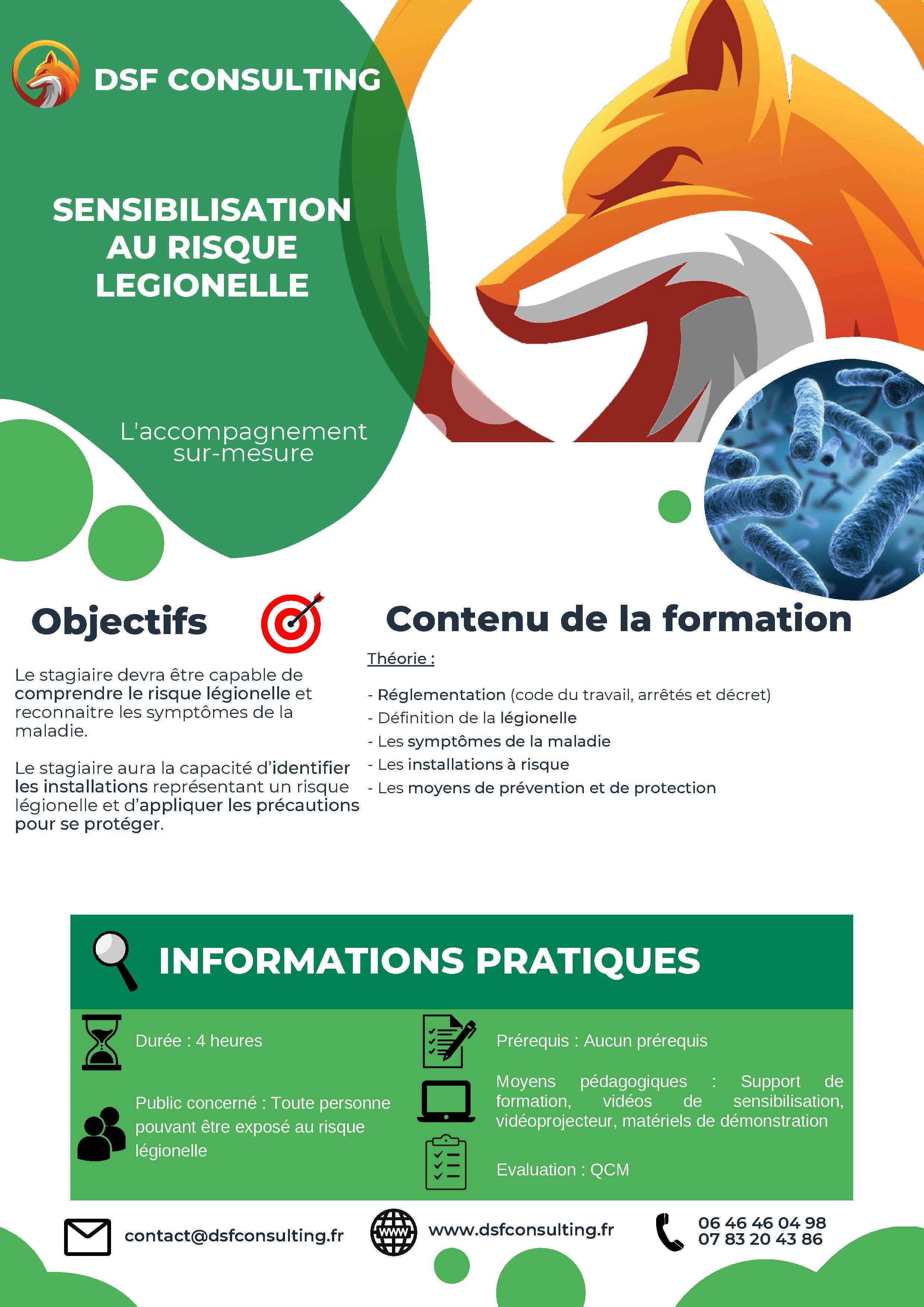 Formation légionnelle intervenant